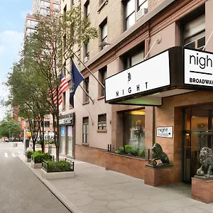 Night Broadway Hotel Nowy Jork